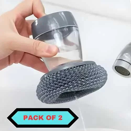 Soap-Dispensing Scrub Brush