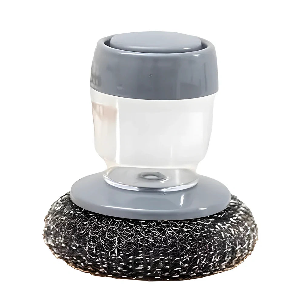 Soap-Dispensing Scrub Brush