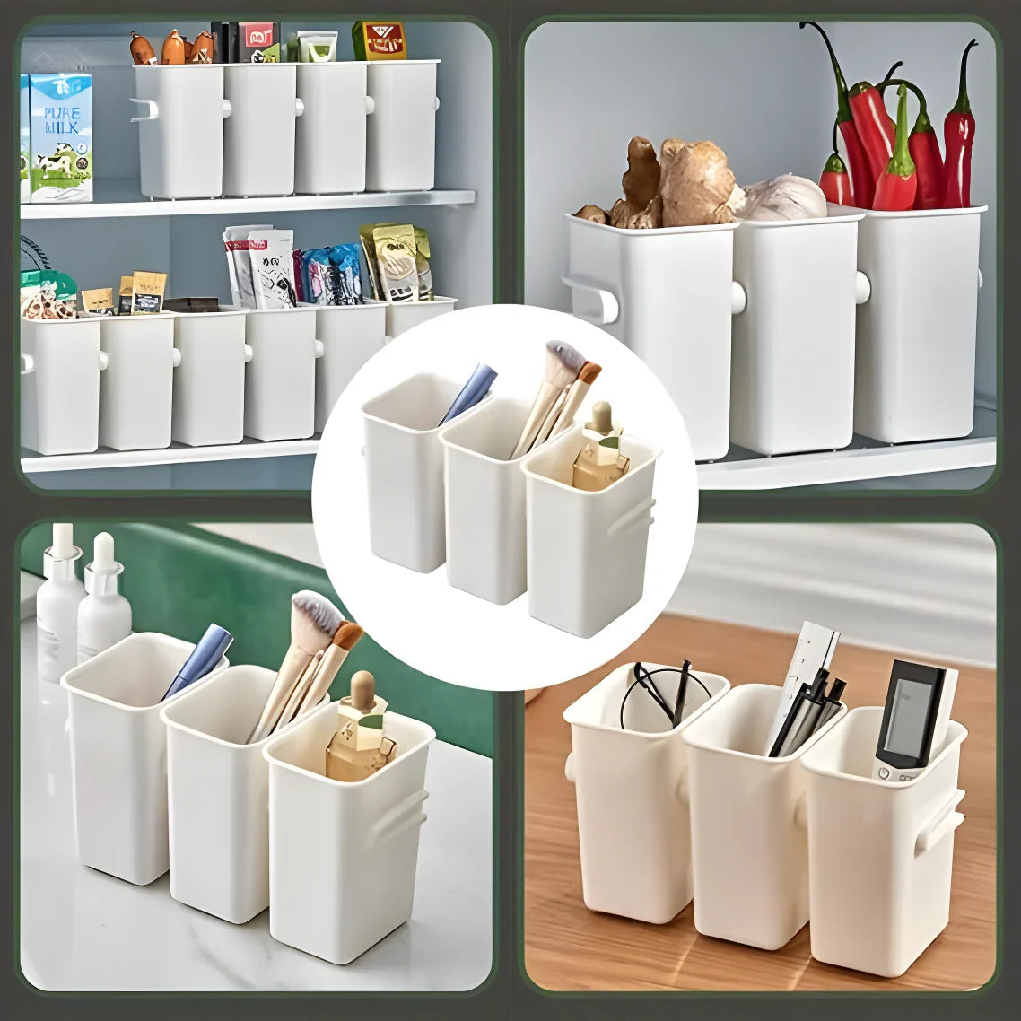 Space-Saving Fridge Organizers (Pack of 5)