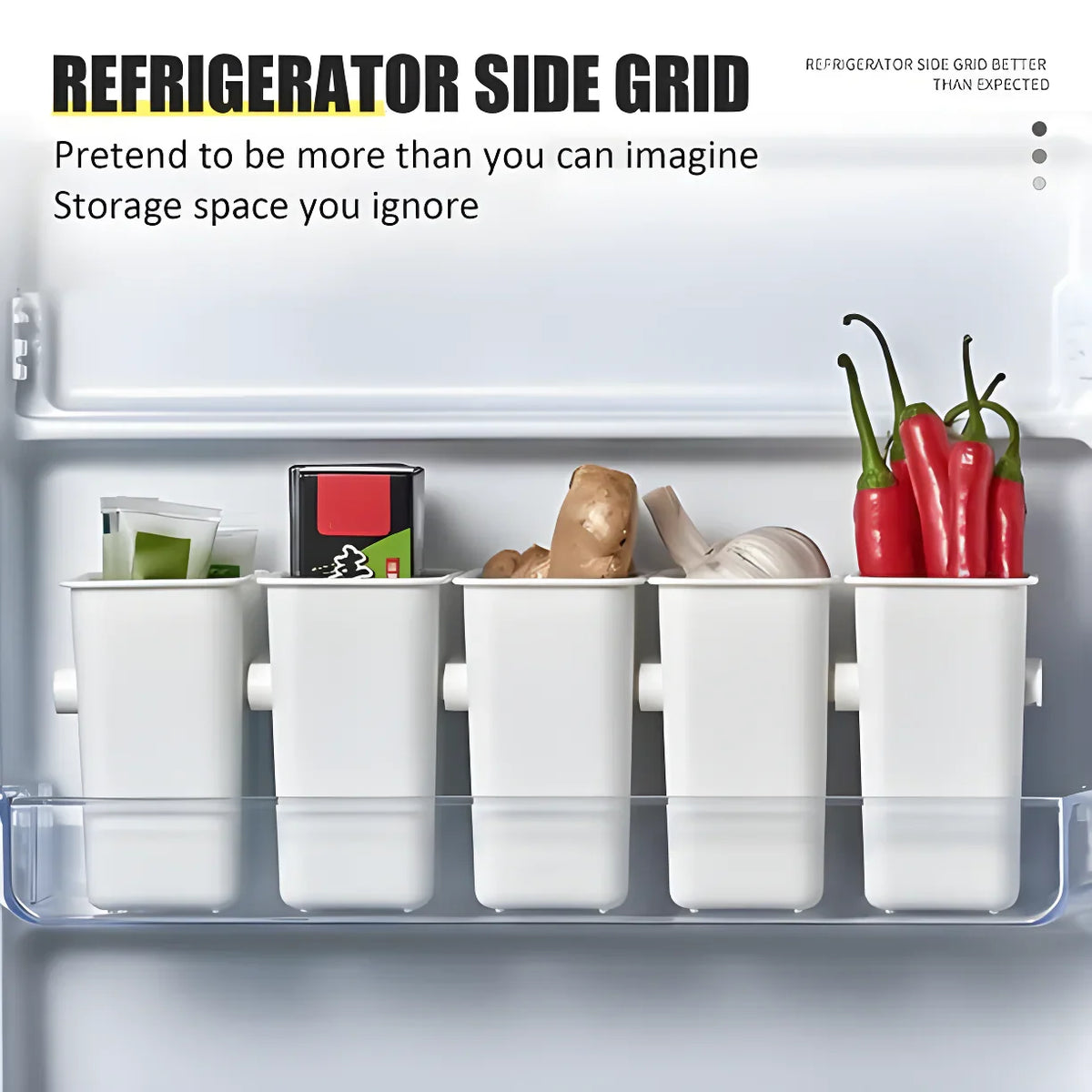 Space-Saving Fridge Organizers (Pack of 5)