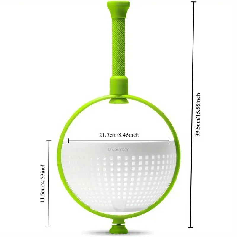 Spinning and Straining Colander