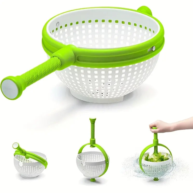 Spinning and Straining Colander