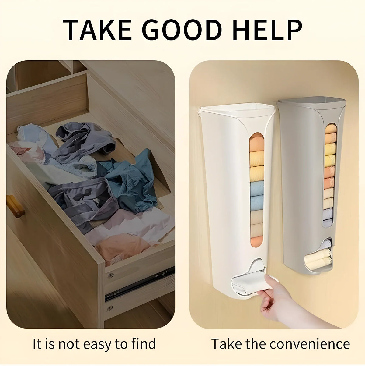 Stick-On Storage Organizer