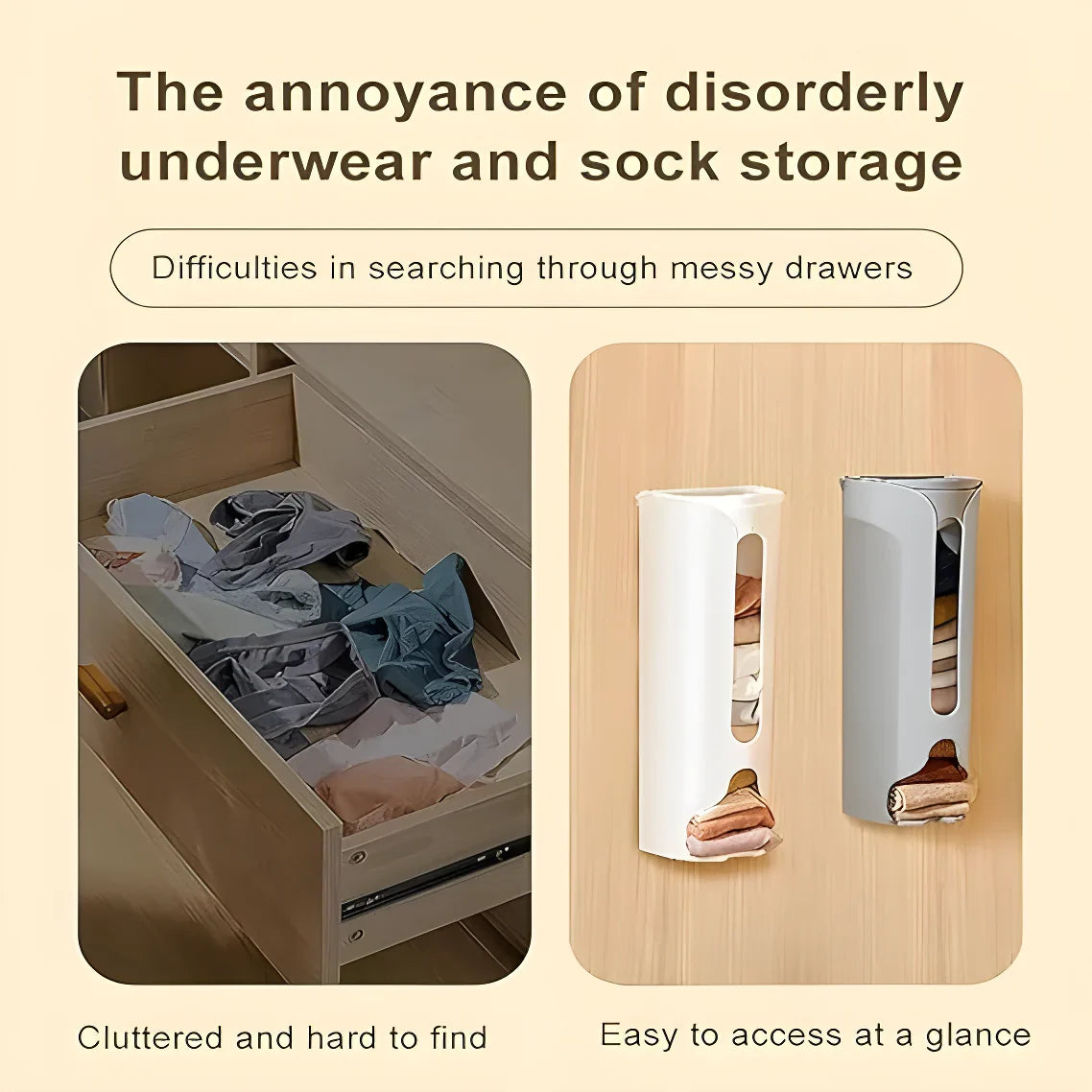 Stick-On Storage Organizer