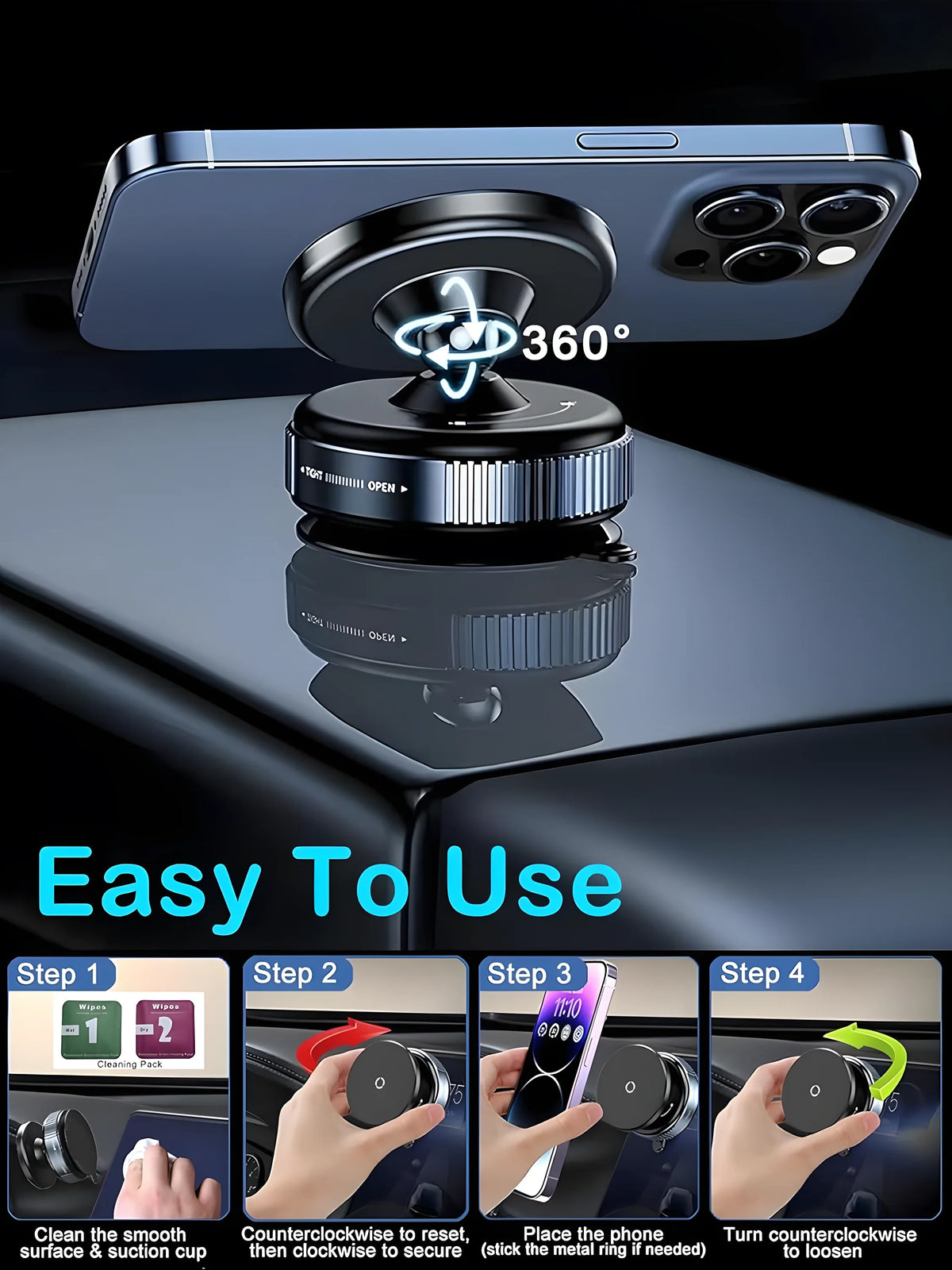Strong Magnetic Phone Mount
