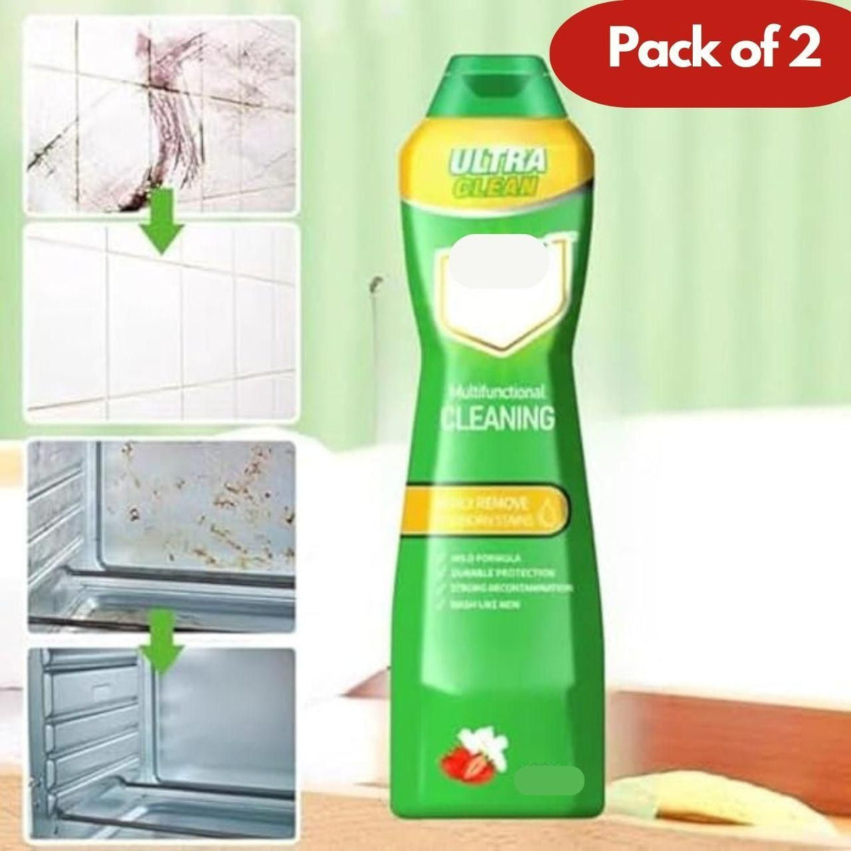 Ultra Clean Multi Functional Cleaning Milk 400 g Pack of 2