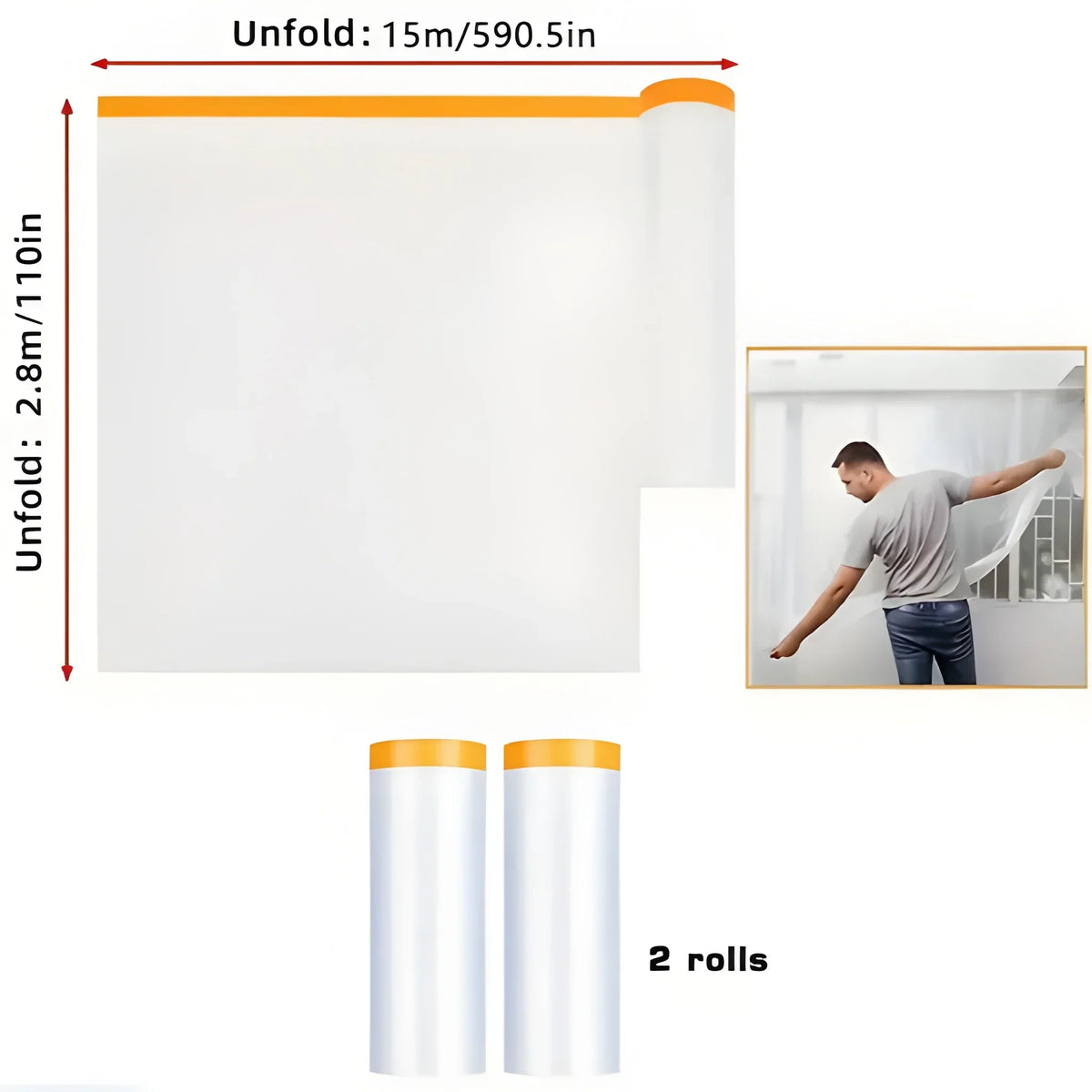 Waterproof PVC Painter's Tape