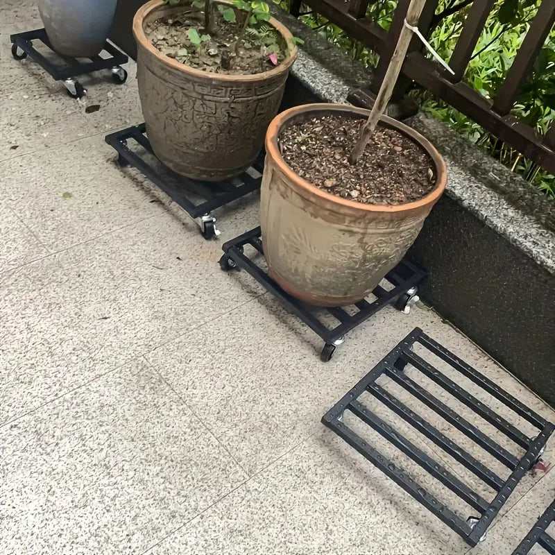Wheel Pot Stand For Planters