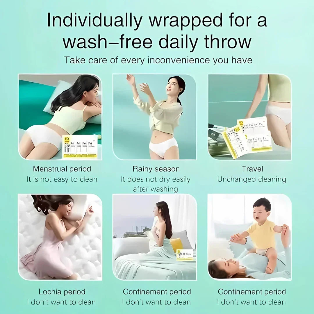 Women's Disposable Panties Set of 5